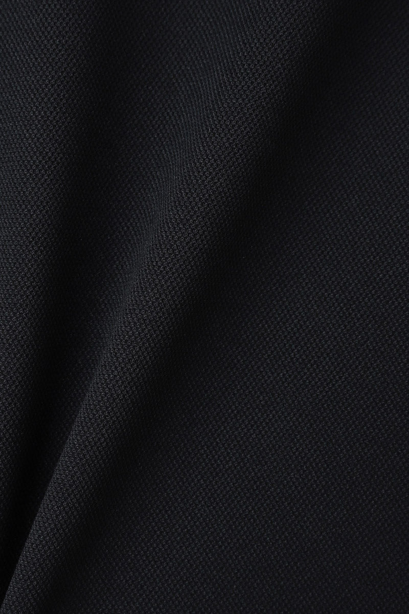 BALLOON SLEEVE PIQUE POLO SHIRT