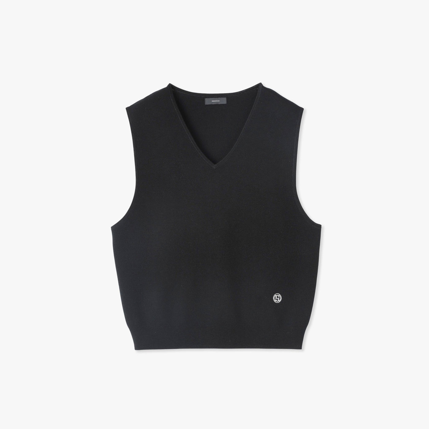 18GG SMOOTH Ms V NECK VEST – OBSIDIAN オブシディアン 公式