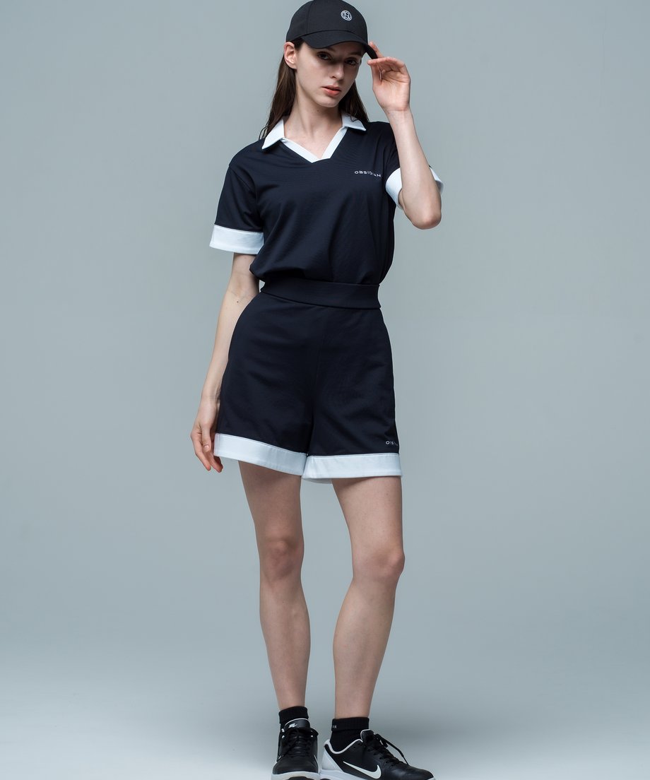 V-NECK POLO SHIRT
