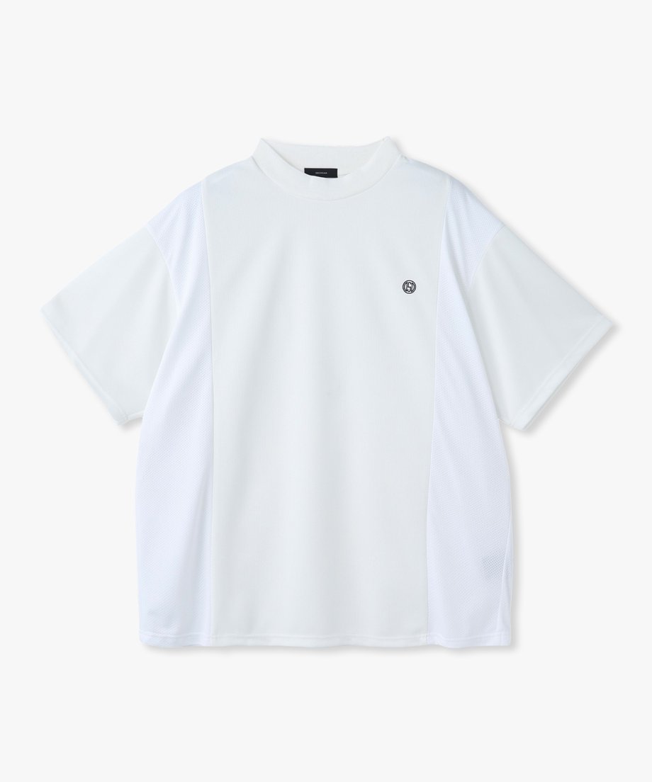 MESH MOCK NECK